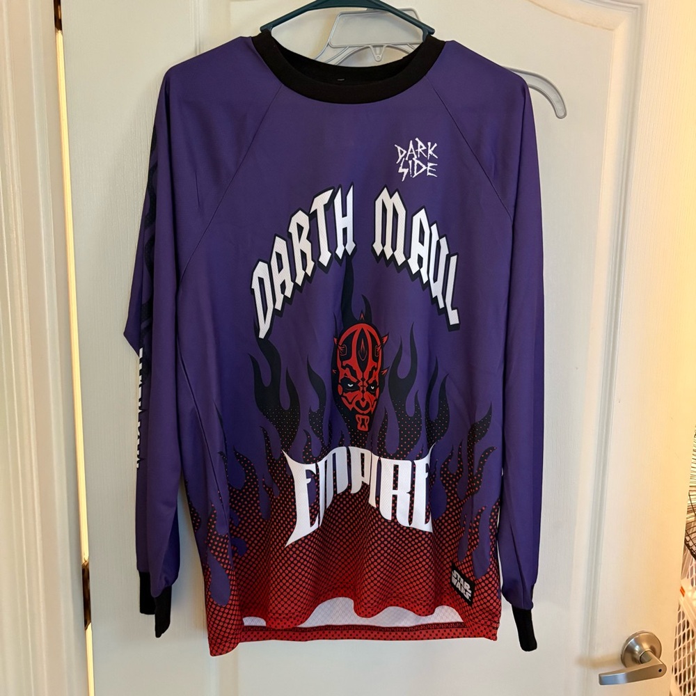Star Wars Darth Maul Motocross jersey new sz Small - Picture 2 of 8